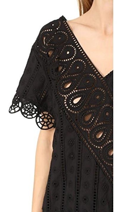 Shop Opening Ceremony Anglaise Popover Top In Black