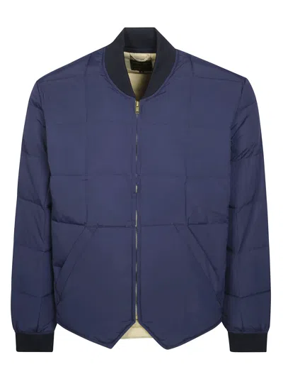 Chesapeake's Quilted Bomber Jacket In Blue