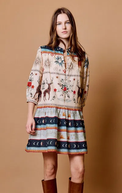 Cleobella Winter Minidress In Multi