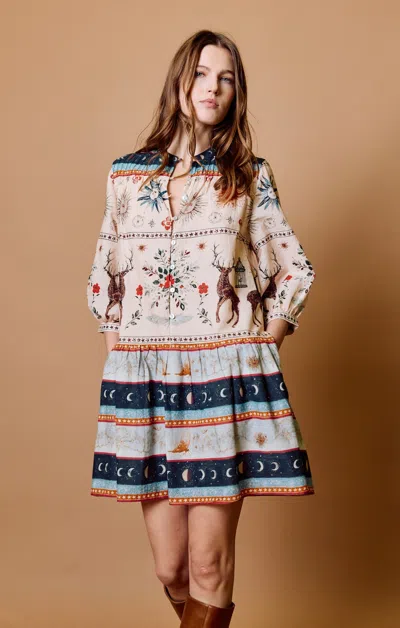 Cleobella Winter Minidress In Multi