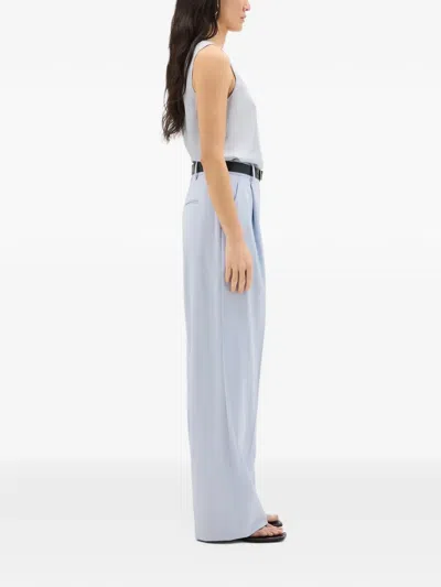 Another Tomorrow Cocoon Silk Top In White