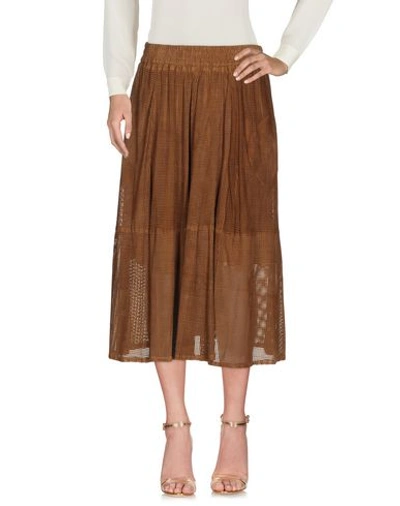Muubaa 3/4 Length Skirt In Khaki