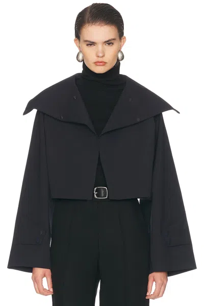 Sev Technical Tailored Cape In Black