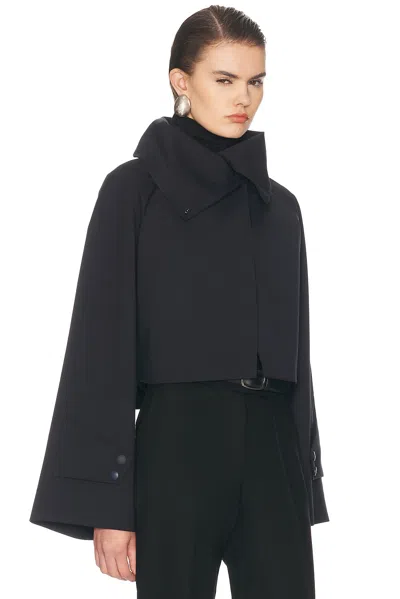 Sev Technical Tailored Cape In Black