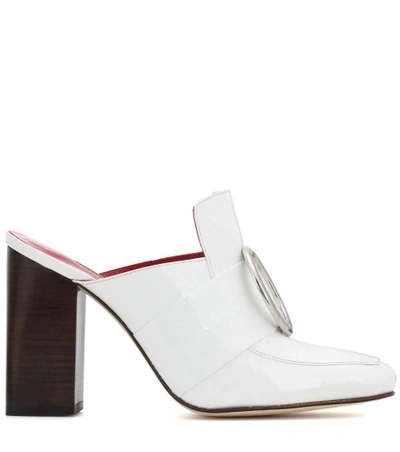 Shop Dorateymur Exclusive To Mytheresa.com – Munise Patent Leather Mules In White