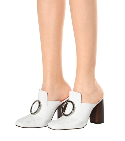 Shop Dorateymur Exclusive To Mytheresa.com – Munise Patent Leather Mules In White