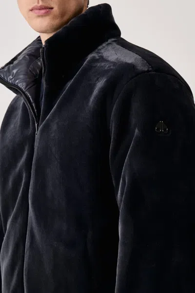 Moose Knuckles Reversible Down Jacket In Black