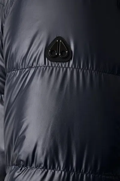 Moose Knuckles Reversible Down Jacket In Black