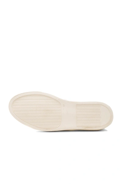 Shop Common Projects Leather Slip On Retro In White