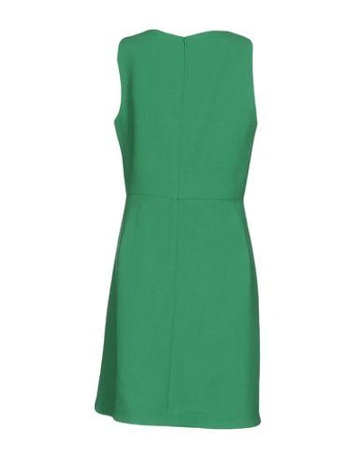 Shop Boutique Moschino Short Dress In Green