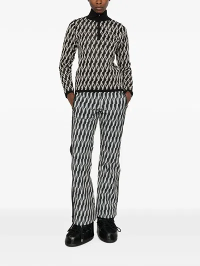 Colmar Jacquard-pattern Half-zip Sweater In Multi