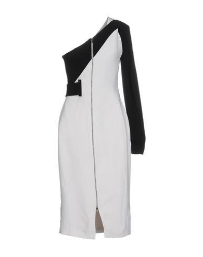 Shop Antonio Berardi Knee-length Dresses In White