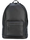 PB 0110 front pocket backpack,LEATHER100%