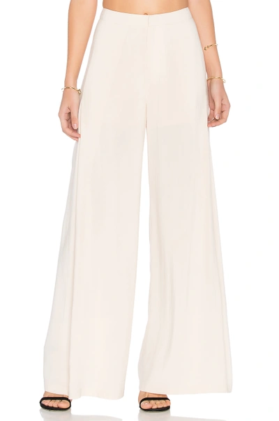 Endless Rose Pleated Trousers In Ivory
