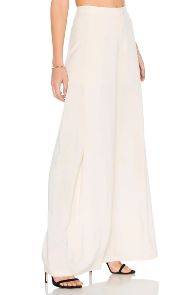 Shop Endless Rose Pleated Pants In Ivory