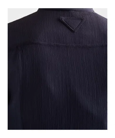Prada Silk Chiffon Shirt In Multi