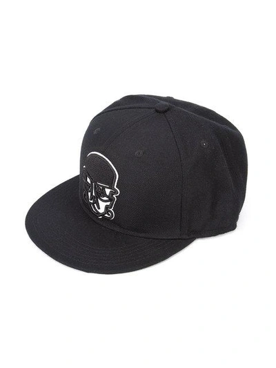 Shop Haculla Face Patch Embroidered Cap In Black