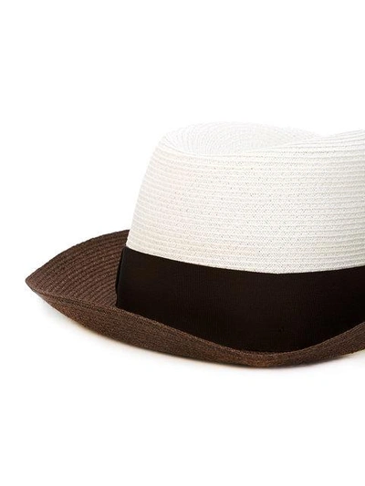 Shop Borsalino Two-tone Hat