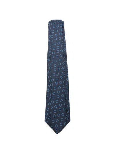 Kiton Geometric-print Tie In Multi