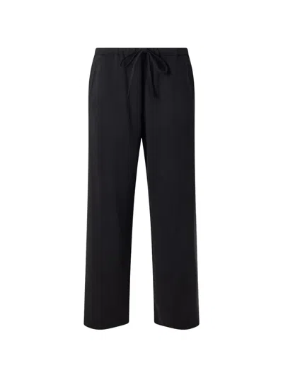 Second / Layer Drawstring Track Pants In Black