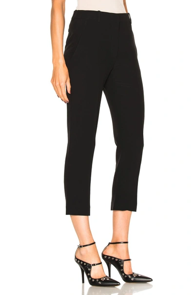 Shop Alexander Mcqueen Cigarette Trousers In Black