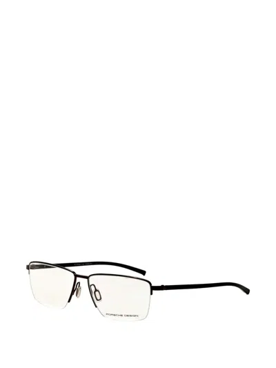 Porsche Design Rectangle-frame Glasses In Pattern