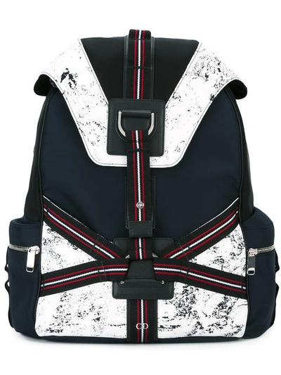 Dior Three-tone Canvas Backpack