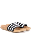 ADIDAS ORIGINALS Adilette slip-on leather sandals