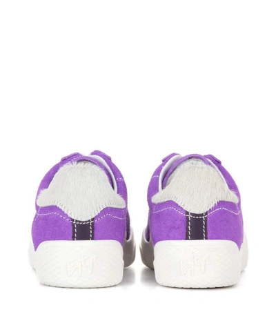 Shop Eytys Wave Suede Sneakers In Eeoe Purple