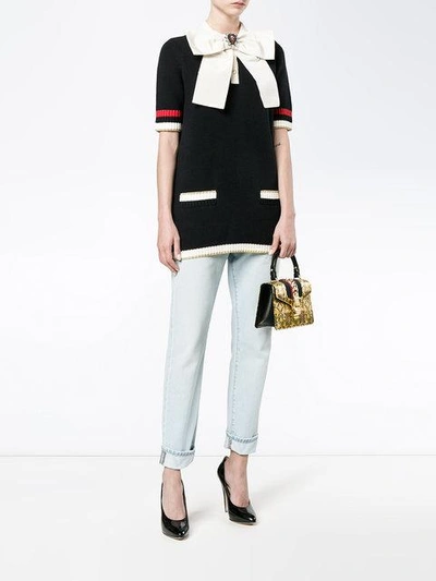 Shop Gucci Mini 'sylvie' Handtasche In Multicolour