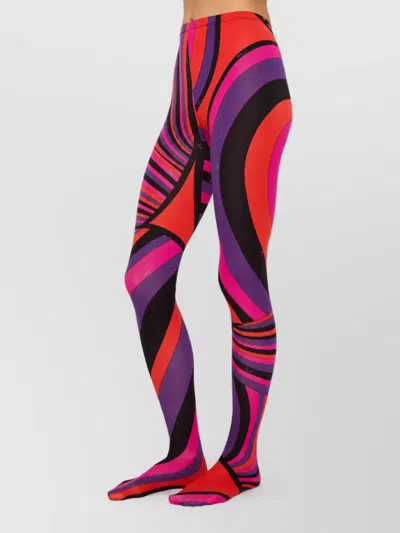 Pucci Iride-print Tights In Multi
