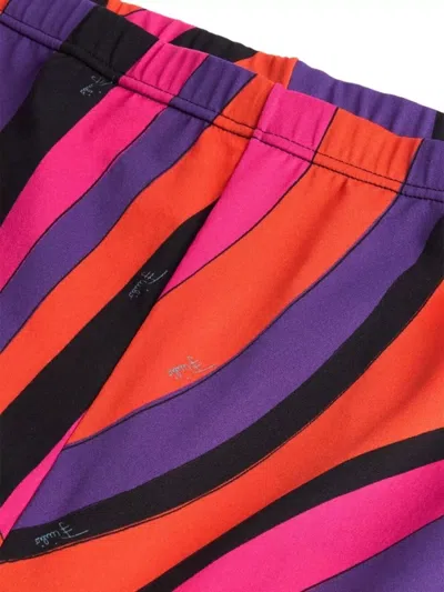 Pucci Iride-print Tights In Multi