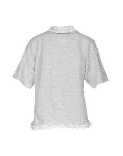 Shop Michaela Buerger Polo Shirts In Grey
