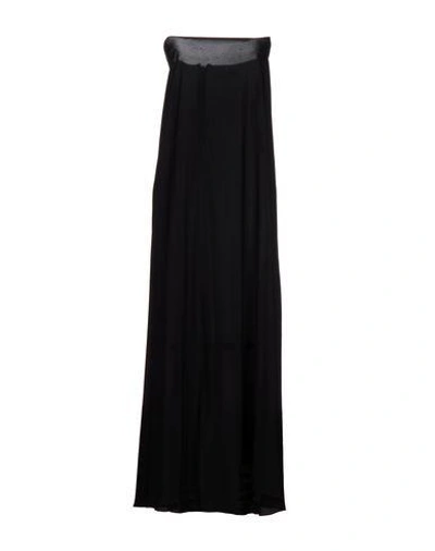 Vionnet Long Dresses In Black