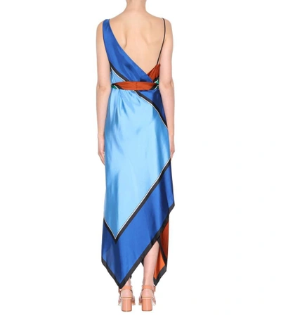 Shop Diane Von Furstenberg Silk Dress In Arago Lr Tr L