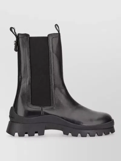 Dsquared2 Leather Boot In Black