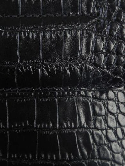 Shop Givenchy Black Leather Mini Nobile Crossbody Bag