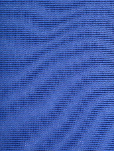 Canali Micro-ribbed Silk Tie In Blue