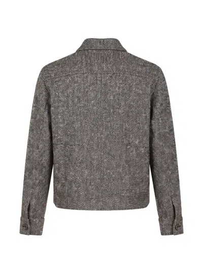 Agnona Cashmere Button-up Jacket In Gray | ModeSens