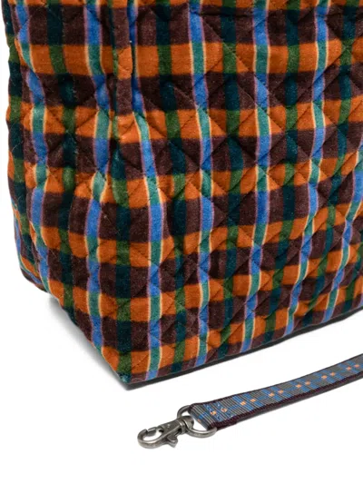 Epice Check-pattern Quilted Tote Bag In Multi