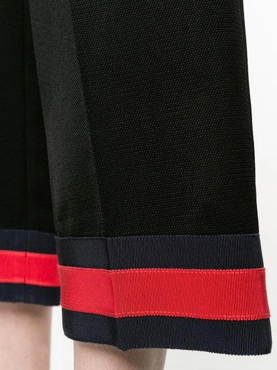 Shop Gucci Pajama Pant With Web Detail - Black