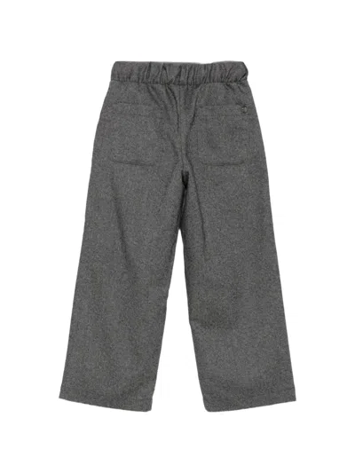 Dondup Drawstring Elasticated Trousers In Gray