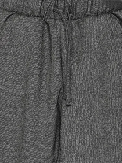 Dondup Drawstring Elasticated Trousers In Gray