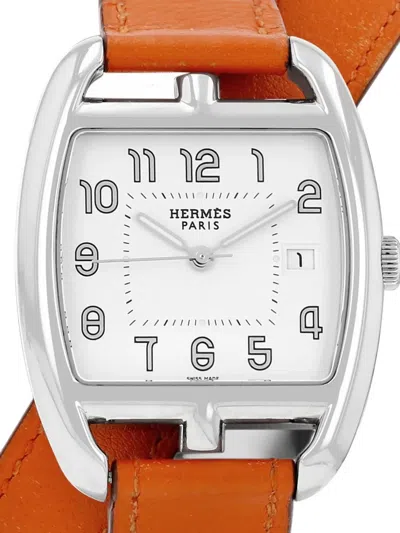 Hermes 2010s Cape Cod Watch In Multi