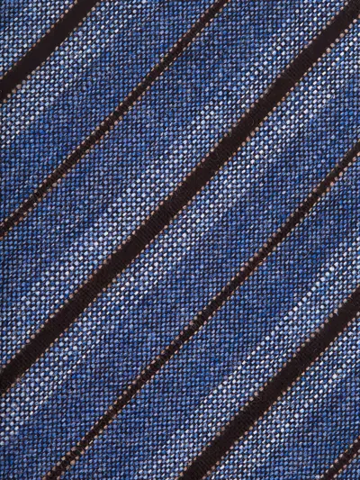 Kiton Diagonal-stripe Tie In Multi