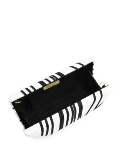 Shop Beatriz Tropical Edge Large Convertible Clutch In White