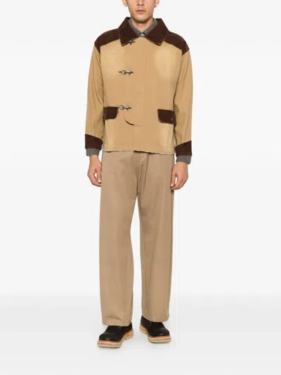 Found Fireman Clasp Canvas Jacket In Multi