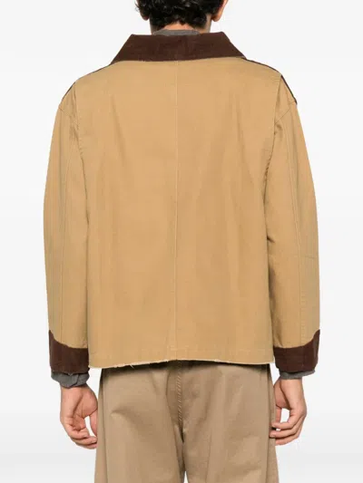 Found Fireman Clasp Canvas Jacket In Multi