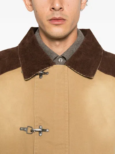 Found Fireman Clasp Canvas Jacket In Multi
