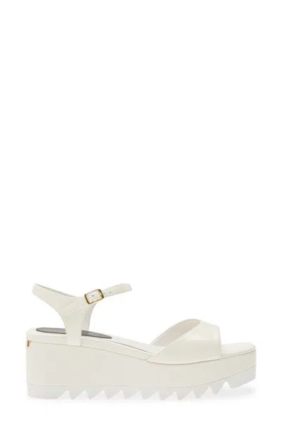 Stella Mccartney Platform Square-toe Sandals In White